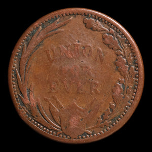 U.S. Civil War Token, "First in War, First in Peace" - 1863 - United States of America