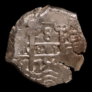 Spanish "Piece of Eight" (8 Reales), Ferdinand VI, Silver Cob Coin - 1752 - Spanish Empire