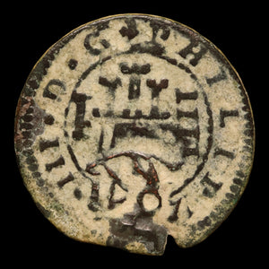 Spain, King Philip III, Copper 4 Maravedis - 1606 - Spanish Empire