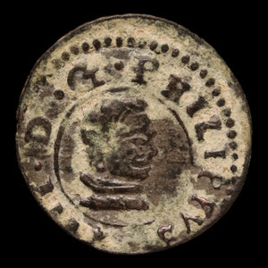 Spain, King Philip IV, Copper 8 Maravedis - 1661 to 1664 - Spanish Empire