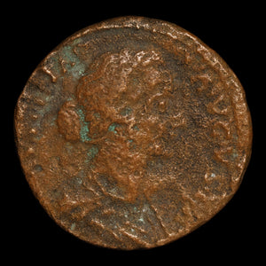 Rome, Faustina the Younger, Large Bronze As, Baby Emperors Reverse - 161 to 176 CE - Roman Empire