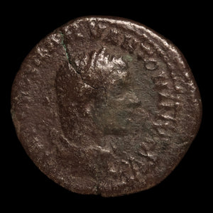 Rome, Emperor Elagabalus, AR Denarius, Fides (Goddess of Trust) - 218 to 222 CE - Roman Empire