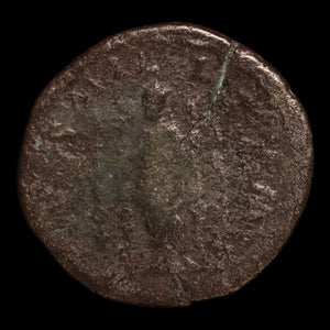 Rome, Emperor Elagabalus, AR Denarius, Fides (Goddess of Trust) - 218 to 222 CE - Roman Empire
