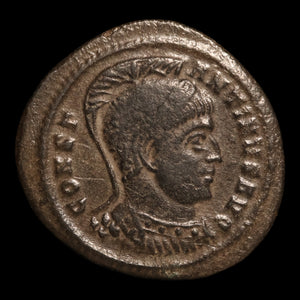 Rome, Constantine the Great, AE3, Seated Captives Reverse - 319 to 320 CE - Roman Empire