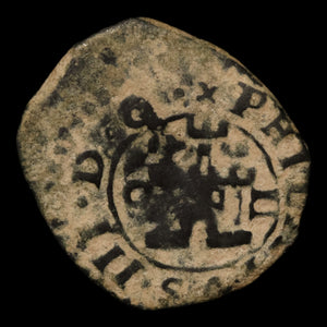 Spain, King Philip III, Copper 2 Maravedis - 1602 - Spanish Empire