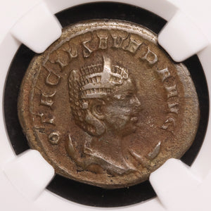 Rome, Empress Otacilia Severa, AR Antoninianus, Hippopotamus Reverse (VF) - 248 CE - NGC Certified
