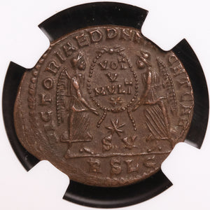 Rome, Emperor Decentius, BI Centenionalis, Two Victories Reverse - 351 to 353 CE - NGC Certified