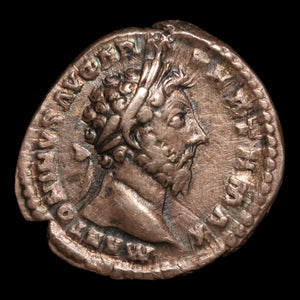 Rome, Emperor Marcus Aurelius, AR Denarius, "Victory Over Parthia" - 166 CE - Roman Empire