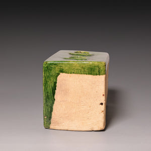 Ming Dynasty, Green-Glazed Mingqi Miniature Stove Figure - c. 1400s to 1600s CE - Imperial China