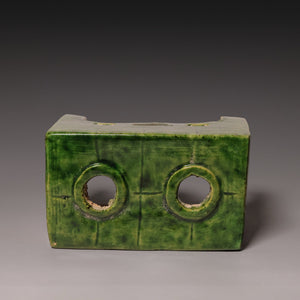 Ming Dynasty, Green-Glazed Mingqi Miniature Stove Figure - c. 1400s to 1600s CE - Imperial China