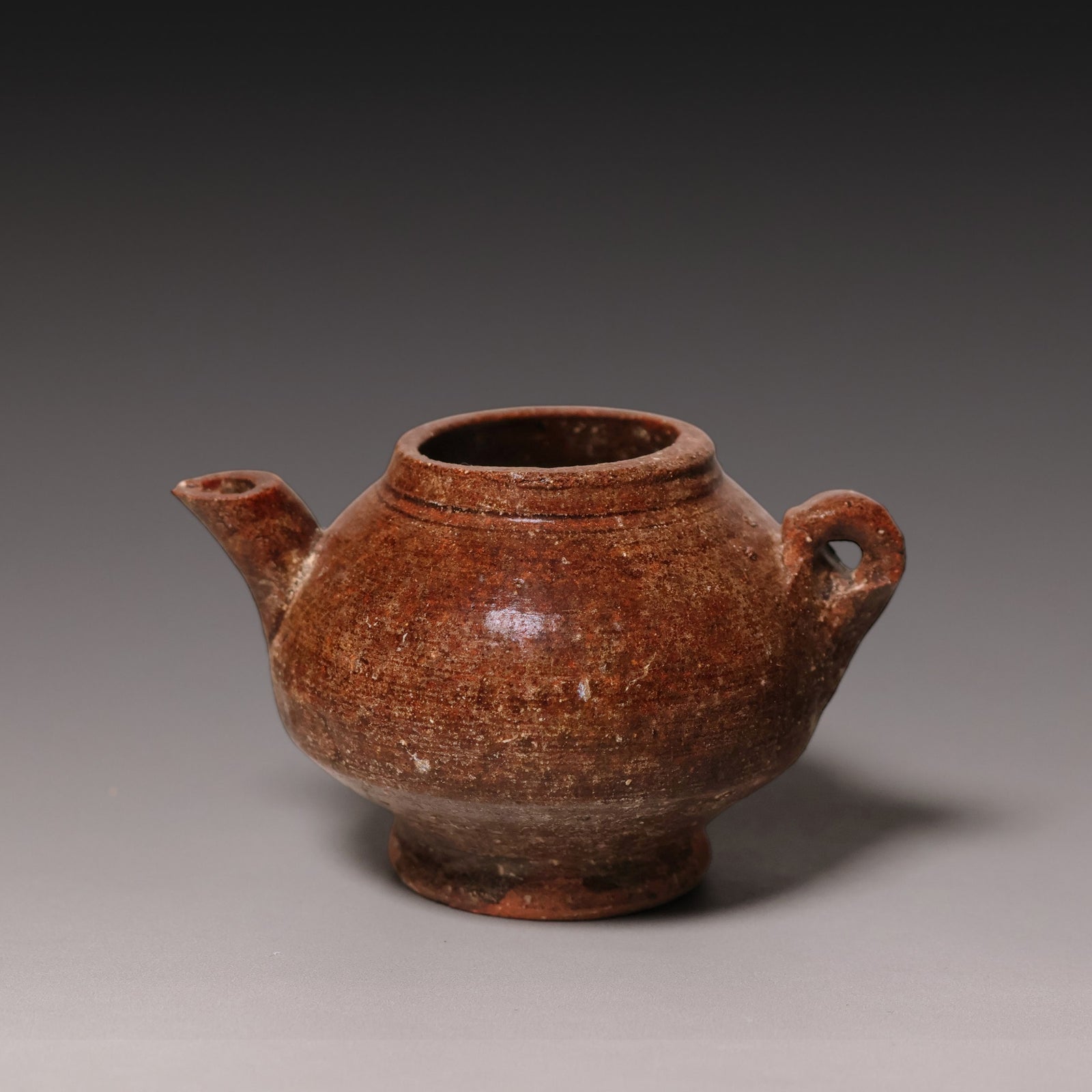Ming Dynasty, "Soy Sauce" Glaze Water Dropper (Calligraphy Tool) - c. 1400s to 1600s CE - Imperial China