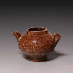 Ming Dynasty, "Soy Sauce" Glaze Water Dropper (Calligraphy Tool) - c. 1400s to 1600s CE - Imperial China