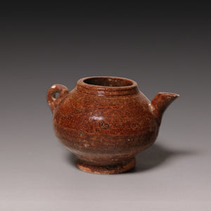 Ming Dynasty, "Soy Sauce" Glaze Water Dropper (Calligraphy Tool) - c. 1400s to 1600s CE - Imperial China
