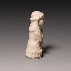 Song Dynasty, White Celadon Glazed Seated Figure - c. 900s to 1200s CE - Imperial China