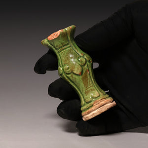 Ming Dynasty, Green Glazed Incense Holder - c. 1400s to 1600s CE - Imperial China