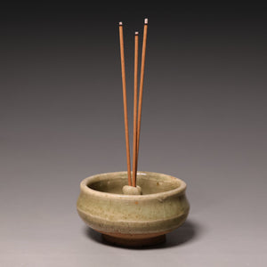 Qing Dynasty, Green Glazed Mini Incense Burner - c. 1800s to 1900s - Imperial China