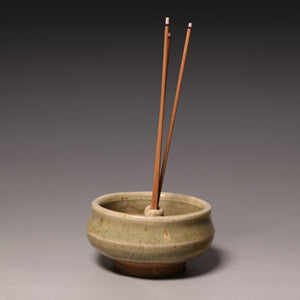 Qing Dynasty, Green Glazed Mini Incense Burner - c. 1800s to 1900s - Imperial China