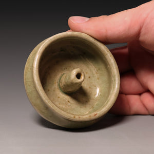 Qing Dynasty, Green Glazed Mini Incense Burner - c. 1800s to 1900s - Imperial China