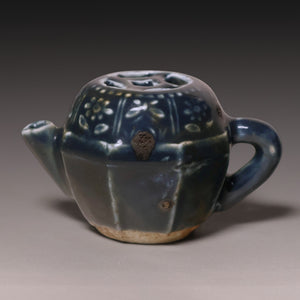 Qing Dynasty, Blue Glazed Water Dropper (Calligraphy Tool) - c. 1800s to 1900s - Imperial China