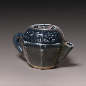 Qing Dynasty, Blue Glazed Water Dropper (Calligraphy Tool) - c. 1800s to 1900s - Imperial China
