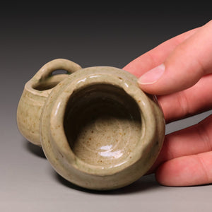 Qing Dynasty, Pair of Miniature Incense Burners - c. 1800s to 1900s - Imperial China