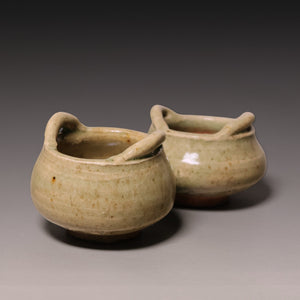 Qing Dynasty, Pair of Miniature Incense Burners - c. 1800s to 1900s - Imperial China