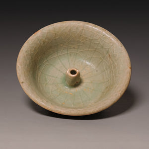 Qing Dynasty, Light Green Glazed Tripod Incense Burner - c. 1800s to 1900s - Imperial China