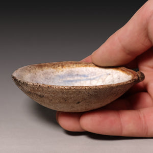 Qing Dynasty, Small Oil Lamp with Blue Glaze - c. 1800s to 1900s - Imperial China
