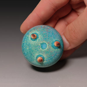 Qing Dynasty, Miniature Tripod Incense Burner with Jun-style Blue and Purple Glaze - c. 1800s to 1900s - Imperial China
