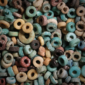 Egypt, Faience "Mummy" Beads, New Kingdom to Late Dynastic Period - c. 1500 to 300 BCE - Ancient Egypt