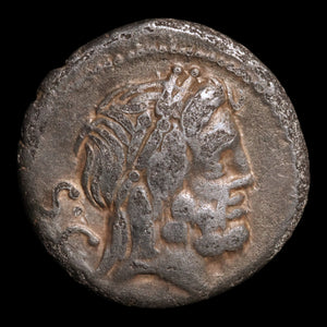 Roman Republic, L. Procilius, AR Denarius, Jupiter & Juno Sospita - 80 BCE - Roman Republic