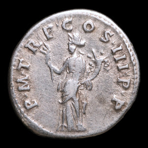 Rome, Emperor Trajan, AR Denarius, Pax (Goddess of Peace) - 100 CE - Roman Empire