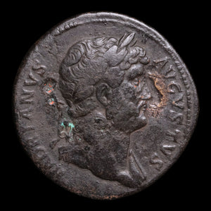 Rome, Emperor Hadrian, AE Sestertius, Diana (Goddess of the Hunt) - 124 to 125 CE - Roman Empire