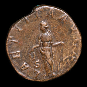 Rome, Emperor Gordian III, AE Sestertius, Laetitia (Goddess of Happiness) - 241 to 244 CE - Roman Empire