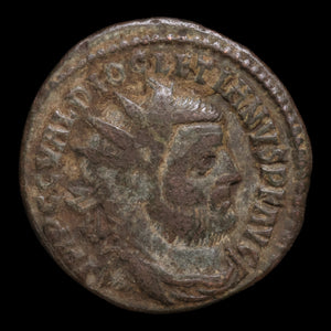 Rome, Emperor Diocletian, AE Unit, Emperor & Jupiter Reverse - 295 to 299 CE - Roman Empire