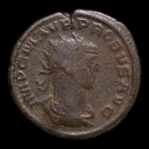 Rome, Emperor Probus, AR Antoninianus, Emperor & Jupiter Reverse - 276 to 282 CE - Roman Empire