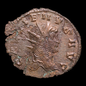 Rome, Emperor Gallienus, AR Antoninianus, Deer (Doe) Reverse - 260 to 268 CE - Roman Empire