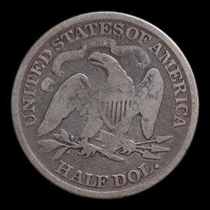 United States, Seated Liberty Silver Half Dollar (Arrows Around Date) - 1874 - United States of America