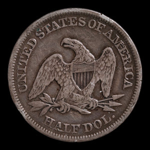 United States, Seated Liberty Silver Half Dollar - 1856 - United States of America