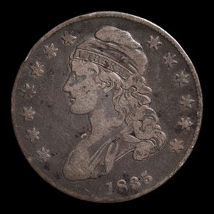 United States, Capped Bust Silver Half Dollar - 1835 - United States of America