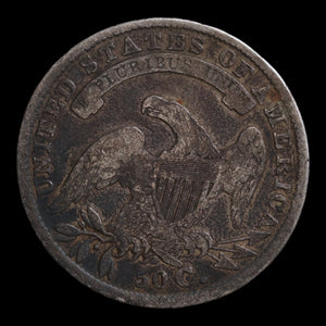 United States, Capped Bust Silver Half Dollar - 1834 - United States of America