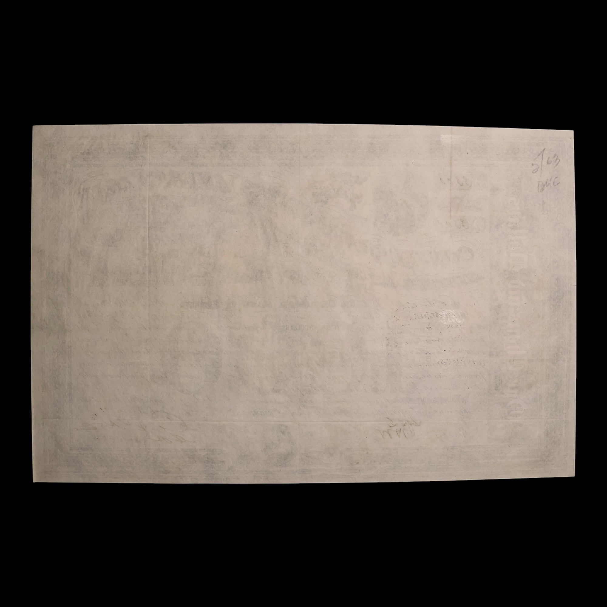 Confederate States of America, $1,000 Bond, Jefferson Davis & Richmond, VA - 1863 - U.S. Civil War