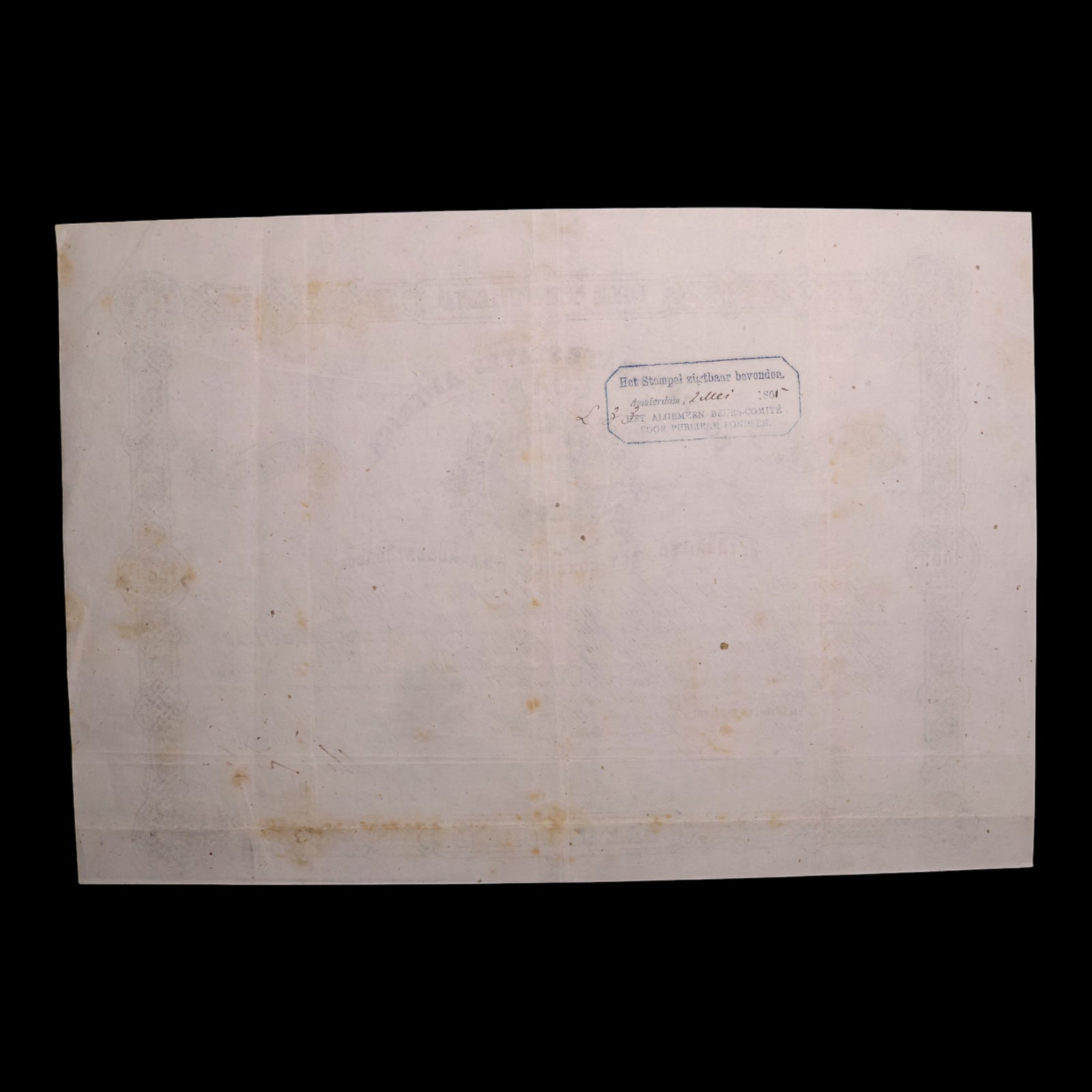 Confederate States of America, $1,000 Bond, C. G. Memminger (Sec. of Treasury) - 1861 - U.S. Civil War