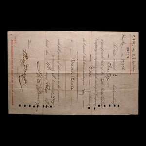 Little Miami Railroad Stock Certificate - 1890s - The Gilded Age