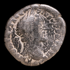 Rome, Emperor Antoninus Pius, AR Denarius, Fortuna (Goddess of Fortune) - 153 to 154 CE - Roman Empire