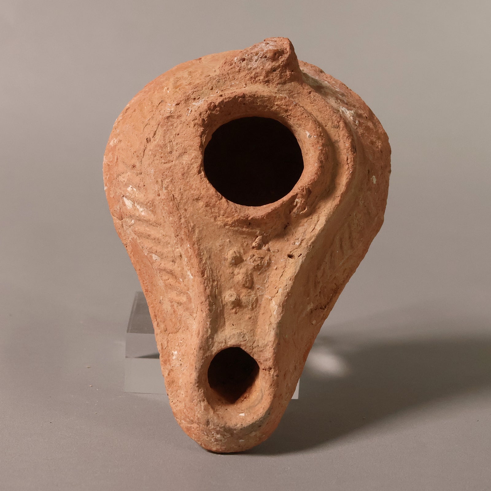 Late Roman Oil Lamp, 3.5 inches - c. 100 to 476 CE - Middle East
