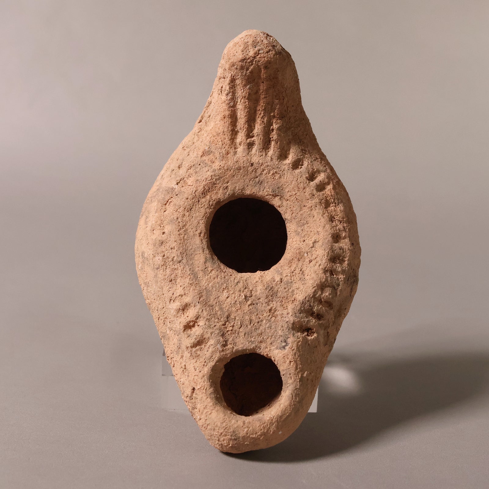 Late Roman Oil Lamp, 3.8 inches - c. 100 to 476 CE - Middle East