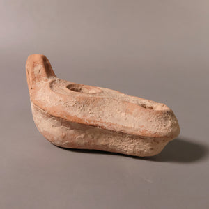 Late Roman Oil Lamp, 4.6 inches - c. 100 to 476 CE - Middle East