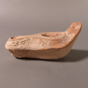 Late Roman Oil Lamp, 4.6 inches - c. 100 to 476 CE - Middle East