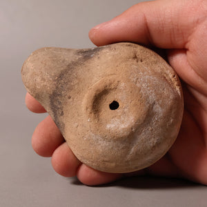 Late Roman Oil Lamp, 3.1 inches - c. 100 to 476 CE - Middle East